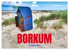 BORKUM Entdeckungen (Wandkalender 2025 DIN A4 quer), CALVENDO Monatskalender