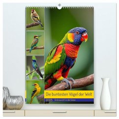 Die buntesten Vögel der Welt (hochwertiger Premium Wandkalender 2025 DIN A2 hoch), Kunstdruck in Hochglanz