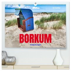 BORKUM Entdeckungen (hochwertiger Premium Wandkalender 2025 DIN A2 quer), Kunstdruck in Hochglanz