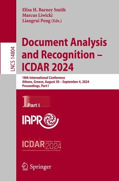 Document Analysis and Recognition - ICDAR 2024