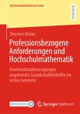 Professionsbezogene Anforderungen und Hochschulmathematik (eBook, PDF)