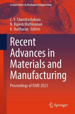Cover Recent Advances in Materials and Manufacturing (eBook, PDF)