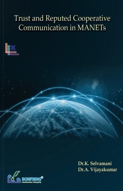 Cover Trust and Reputed Cooperative Communication in MANETs