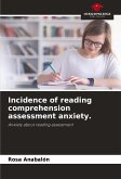 Incidence of reading comprehension assessment anxiety.