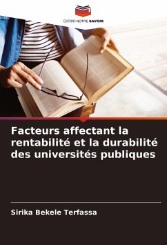 Facteurs affectant la rentabilité et la durabilité des universités publiques - Terfassa, Sirika Bekele