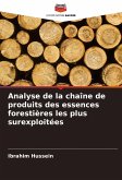 Analyse de la chaîne de produits des essences forestières les plus surexploitées