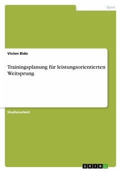 Cover Trainingsplanung für leistungsorientierten Weitsprung