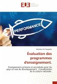 Évaluation des programmes d'enseignement.