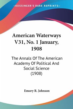 Cover American Waterways V31, No. 1 January, 1908