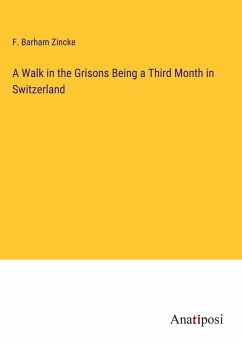 A Walk in the Grisons Being a Third Month in Switzerland - Zincke, F. Barham