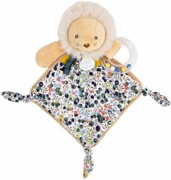 Löwe Schmusetuch mit Rassel, 22cm
