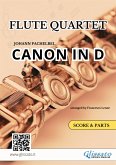Flute Quartet "Canon in D" by Pachelbel - score and parts (fixed-layout eBook, ePUB)