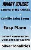 Aviary Carnival of the Animals Piano Sheet Music with Colored Notation (fixed-layout eBook, ePUB)