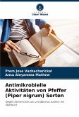 Antimikrobielle Aktivitäten von Pfeffer (Piper nigrum) Sorten