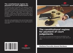 The constitutional regime for payment of court judgements - Pascotto Amaral Barbosa, Giuliana