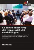 Lo stile di leadership dei responsabili dei corsi di lingua