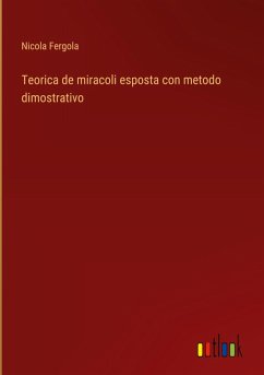 Cover Teorica de miracoli esposta con metodo dimostrativo