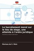 Le harcèlement moral sur le lieu de stage, une atteinte à l'ordre juridique