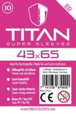 Shield Sleeves 1025501 - Shield Titan 10, 100 Super Sleeves für Kartengröße 43 x 65 mm, Spielkarten-Schutzhüllen Shield Sleeves 1025501 - Shield Titan 10, 100 Super Sleeves für Kartengröße 43 x 65 mm, Spielkarten-Schutzhüllen