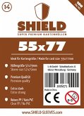 Shield Sleeves 1026271 - Shield 14, 100 Super Premium Kartenhüllen für Kartengröße 55 x 77 mm, Spielkarten-Schutzhüllen Shield Sleeves 1026271 - Shield 14, 100 Super Premium Kartenhüllen für Kartengröße 55 x 77 mm, Spielkarten-Schutzhüllen
