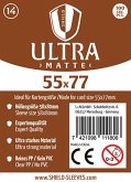 Shield Sleeves 1027373 - Shield Ultra Matte 14, 100 Super Sleeves für Kartengröße 55 x 77 mm, Spielkarten-Schutzhüllen Shield Sleeves 1027373 - Shield Ultra Matte 14, 100 Super Sleeves für Kartengröße 55 x 77 mm, Spielkarten-Schutzhüllen