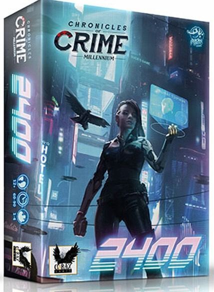 Corax Games 1025201 - Chronicles of Crime Millennium 2400, Ein kooperatives Ermittlungs-Spiel