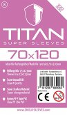 Shield Sleeves 1025479 - Shield Titan 8, 100 Super Sleeves für Kartengröße 70 x 120 mm, Spielkarten-Schutzhüllen