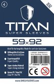 Shield Sleeves 1024472 - Shield Titan 4, 100 Super Sleeves für Kartengröße 59 x 92 mm, Spielkarten-Schutzhüllen Shield Sleeves 1024472 - Shield Titan 4, 100 Super Sleeves für Kartengröße 59 x 92 mm, Spielkarten-Schutzhüllen