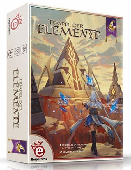 Mirakulus 1024638 - Tempel der Elemente, Kennerspiel, Sammelspiel