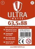 Shield Sleeves 1027377 - Shield Ultra Matte 1, 100 Super Sleeves für Kartengröße 63,5 x 88 mm, Spielkarten-Schutzhüllen Shield Sleeves 1027377 - Shield Ultra Matte 1, 100 Super Sleeves für Kartengröße 63,5 x 88 mm, Spielkarten-Schutzhüllen