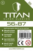 Shield Sleeves 1024470 - Shield Titan 5, 100 Super Sleeves für Kartengröße 56 x 87 mm, Spielkarten-Schutzhüllen Shield Sleeves 1024470 - Shield Titan 5, 100 Super Sleeves für Kartengröße 56 x 87 mm, Spielkarten-Schutzhüllen