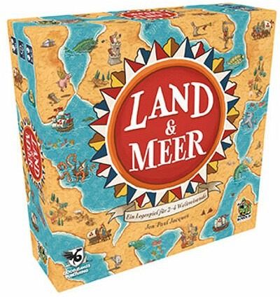 Kobold Spieleverlag 1027637 - Land & Meer, Ein taktisches Legespiel