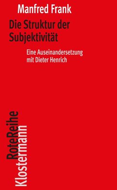 Cover Die Struktur der Subjektivität