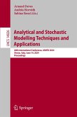 Analytical and Stochastic Modelling Techniques and Applications Analytical and Stochastic Modelling Techniques and Applications