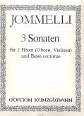 3 Sonaten für 2 Flöten (Oboen, Violinen) und Bc Stimmen 3 Sonaten für 2 Flöten (Oboen, Violinen) und Bc Stimmen
