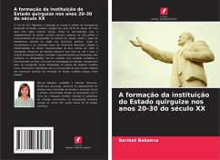 A formação da instituição do Estado quirguize nos anos 20-30 do século XX - Bakeeva, Bermet