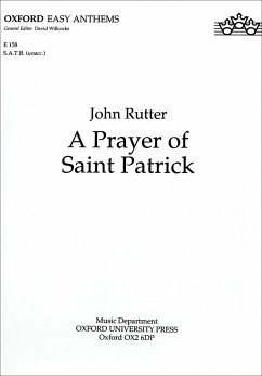 Cover A Prayer of Saint Patrick for mixed chorus a cappella score