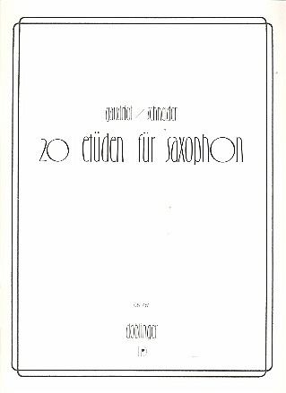 20 Etüden für Saxophon 20 Etüden für Saxophon