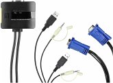 Level One KVM-0223 2 Port USB Kabel KVM mit Audio Level One KVM-0223 2 Port USB Kabel KVM mit Audio
