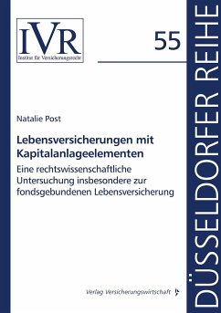 Lebensversicherungen mit Kapitalanlageelementen - Post, Natalie