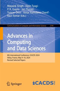 Cover Advances in Computing and Data Sciences