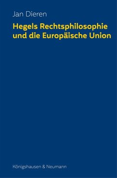 Cover Hegels Rechtsphilosophie und die Europäische Union (eBook, PDF)