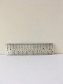 Lineal mit Viertelnoten 15 cm