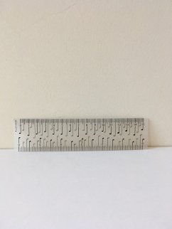 Cover Lineal mit Viertelnoten 15 cm