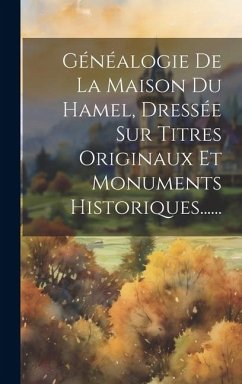 Généalogie De La Maison Du Hamel, Dressée Sur Titres Originaux Et Monuments Historiques...... - Anonymous