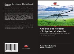 Analyse des niveaux d'irrigation et d'azote - Sani Bubuche, Tukur;Abubakar, Aminu