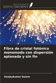 Fibra de cristal fotónico monomodo con dispersión aplanada y sin fin