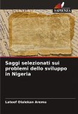 Saggi selezionati sui problemi dello sviluppo in Nigeria