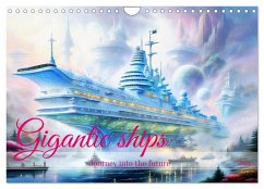 Gigantic ships - Journey into the future (Wall Calendar 2025 DIN A4 landscape), CALVENDO 12 Month Wall Calendar - Djeric, Dusanka