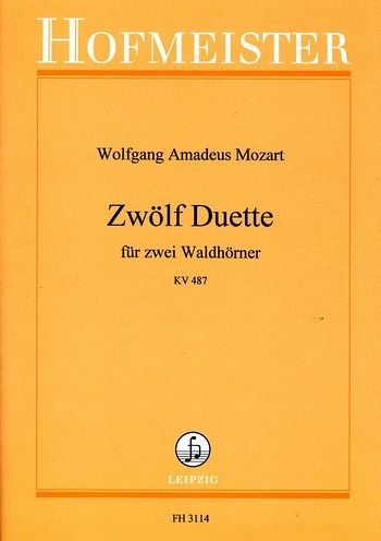 12 Duette für 2 Waldhörner